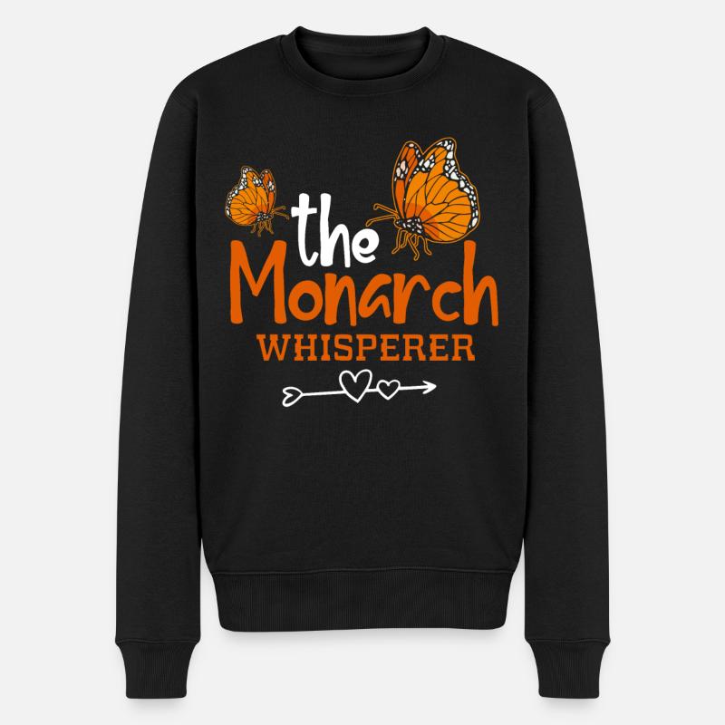 Papillon monarque - Pull Premium bio Homme - noir