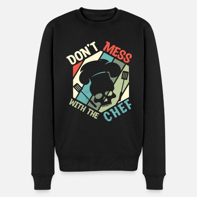 Cuisinier Chef étoilé Gastro Restaurant - Pull Premium bio Homme - noir