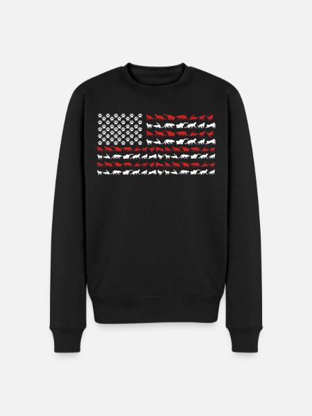 Cat lovers, cat, cats - Men's Premium Organic Jumper - black