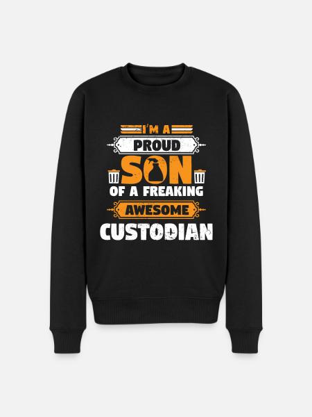 Caretaker Caretaker Facility Management - Men's Premium Organic Jumper - black