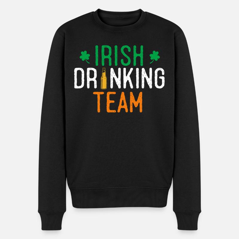 Équipe irlandaise de boisson - Pull Premium bio Homme - noir