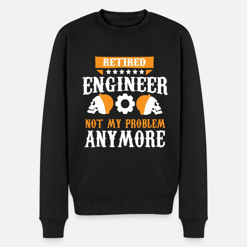 Engineer Technician Technical System - Men's Premium Organic Jumper - black