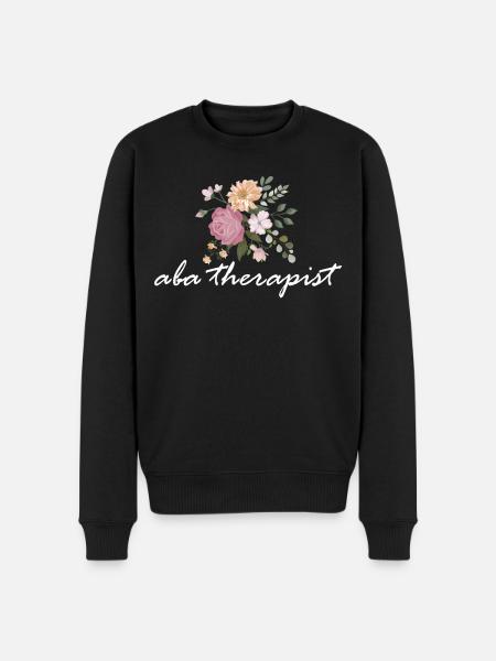 Flower therapist - Men's Premium Organic Jumper - black