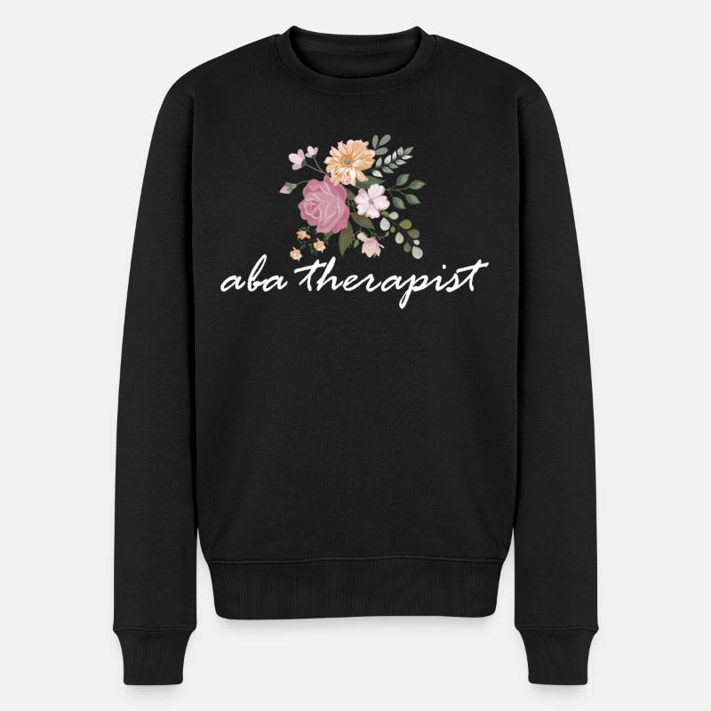 Thérapeute floral - Pull Premium bio Homme - noir