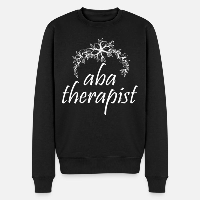 Thérapeute floral - Pull Premium bio Homme - noir