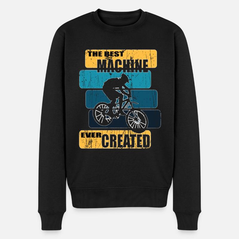 Cyclistes Vélo Biker BMX - Pull Premium bio Homme - noir