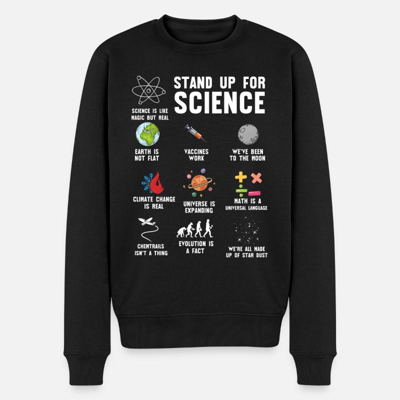 Défendez la science, la science - Pull Premium bio Homme - noir