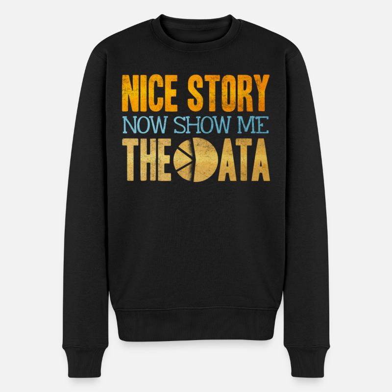 Data Analyst, Data Engineer - Men's Premium Organic Jumper - black