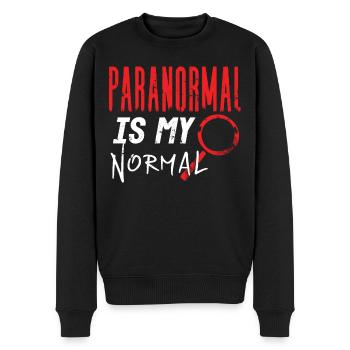 Ghost Hunter, compteur EMF, caméra thermique - Pull Premium bio Homme - noir - Devant - Nico (187cm)