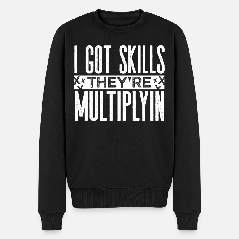 Professeur de mathématiques - Pull Premium bio Homme - noir
