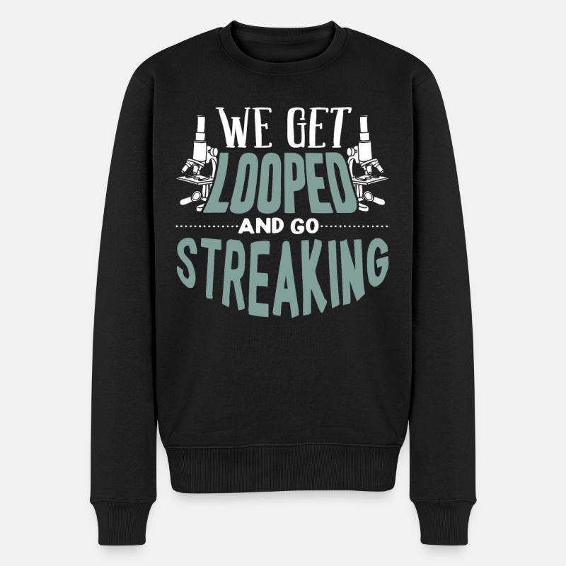 Microbiologie, Professeur de chimie, Microbiologiste - Pull Premium bio Homme - noir