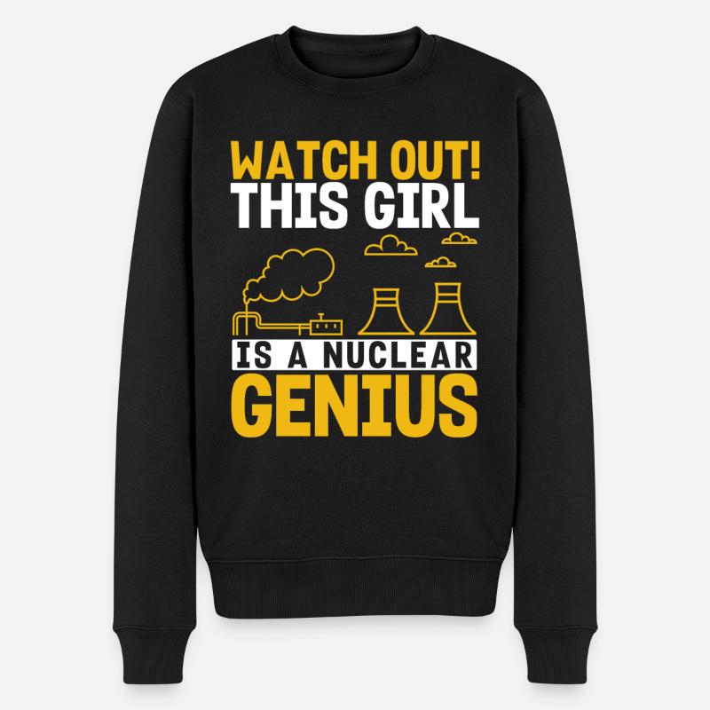 Ingénieur nucléaire, Sciences nucléaires, Science - Pull Premium bio Homme - noir