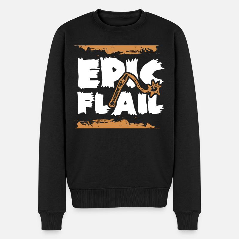 Larp, Live-Action-Rollenspiel - Männer Premium Bio Pullover - Schwarz