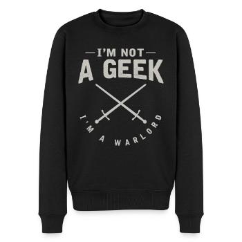 Larp, Larping, Jeu de rôle - Pull Premium bio Homme - noir - Devant - Nico (187cm)