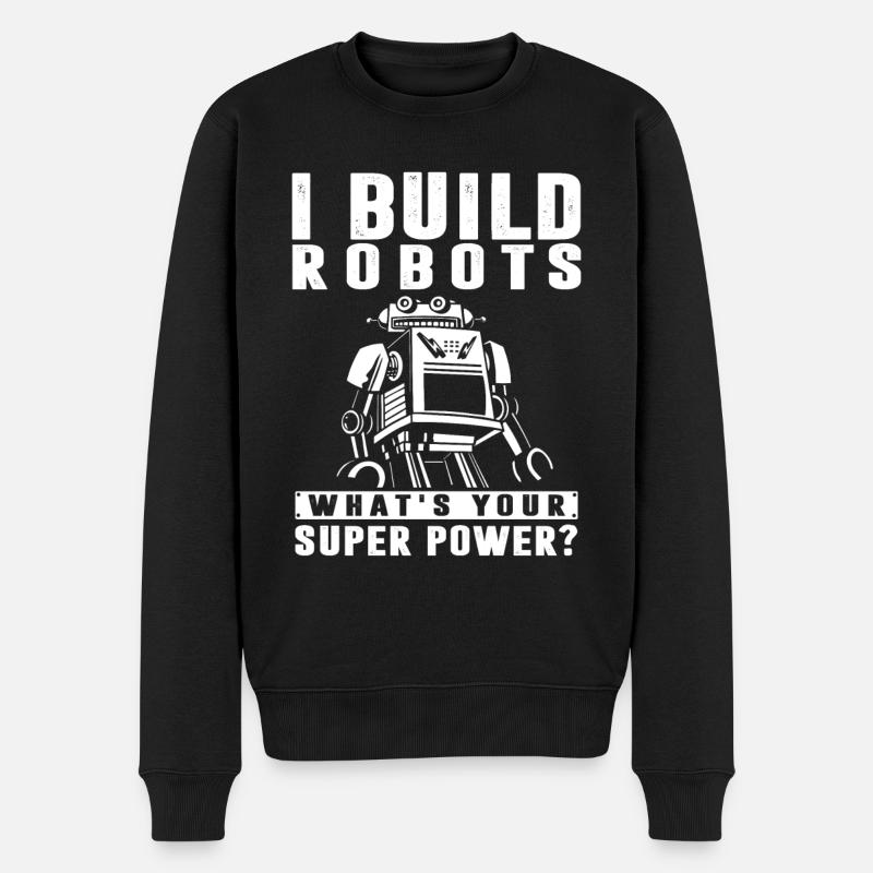 Robotics, Robotics Engineer - Men's Premium Organic Jumper - black