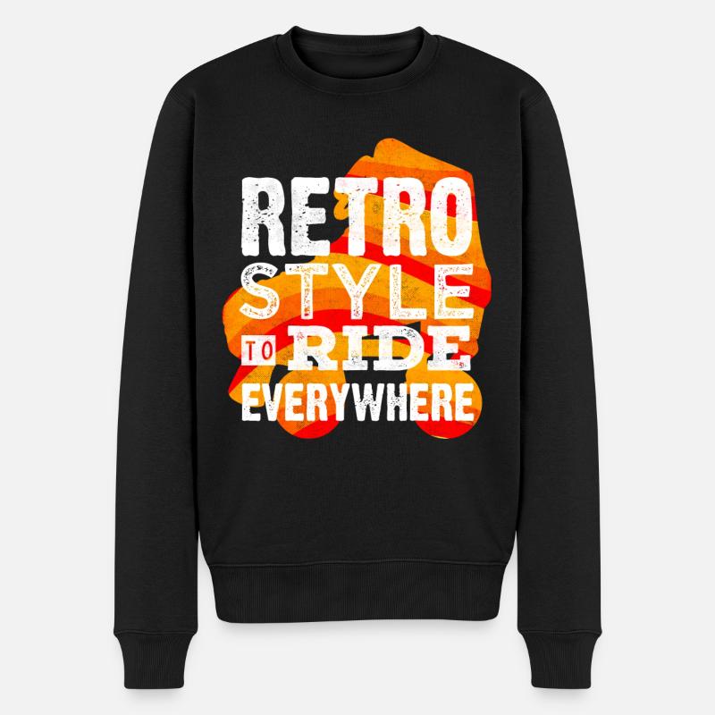 Patinage, roller - Pull Premium bio Homme - noir