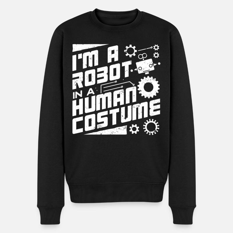 Robotics, Robotics Engineer - Men's Premium Organic Jumper - black