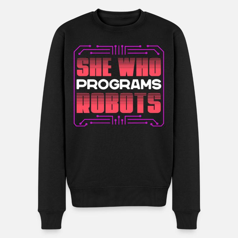Robotique, Ingénieur en robotique - Pull Premium bio Homme - noir