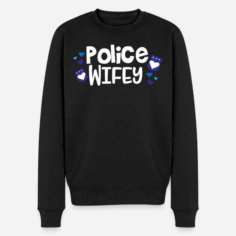 Costume d’uniforme de policier - Pull Premium bio Homme - noir