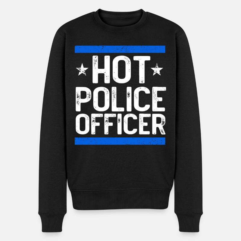 Costume de policier - Pull Premium bio Homme - noir
