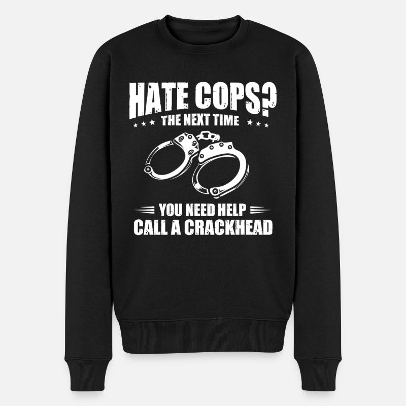 Costume de policier - Pull Premium bio Homme - noir