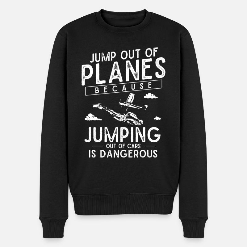 Skydiving, Skydiving - Men's Premium Organic Jumper - black