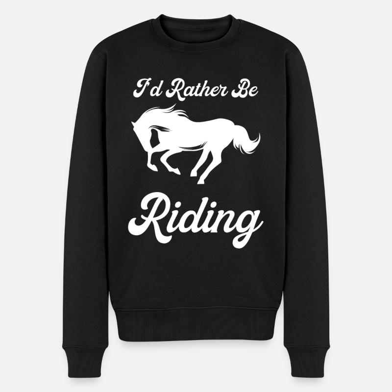 Je préférerais rouler 2 - - Pull Premium bio Homme - noir