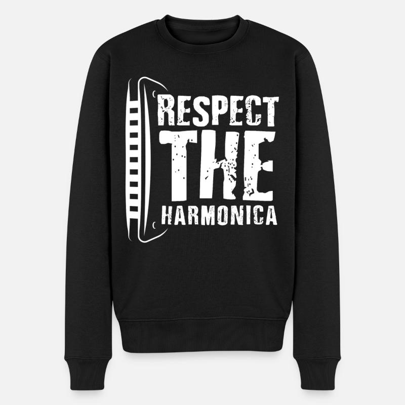 Harmoniciste, Unny harmonica - Pull Premium bio Homme - noir