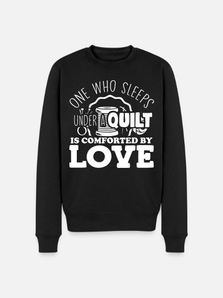 Quilting, knitting, sewing, quilting - Men's Premium Organic Jumper - black