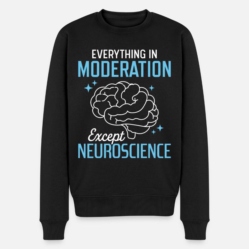 Neurosciences - Pull Premium bio Homme - noir