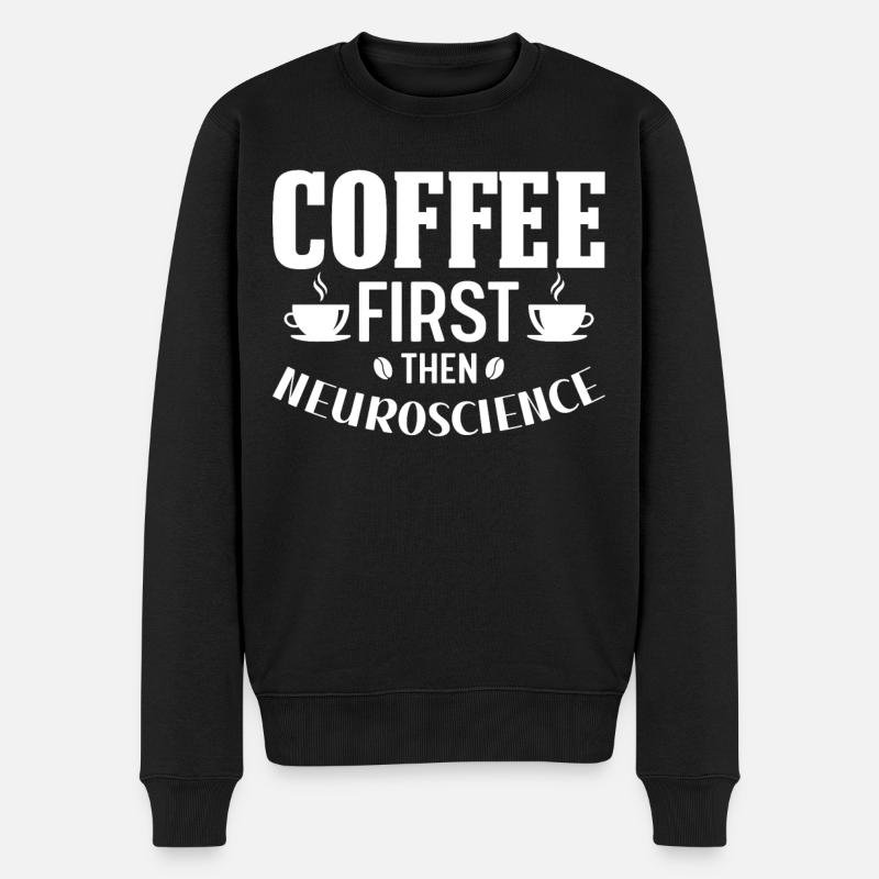 Neurowissenschaften - Männer Premium Bio Pullover - Schwarz