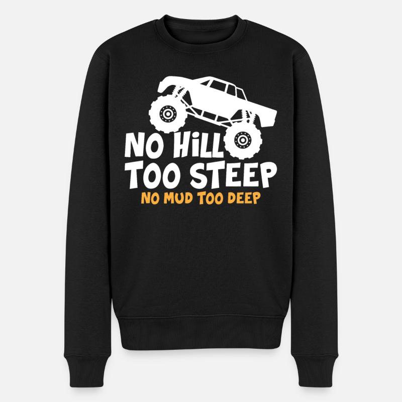 Tout-terrain, 4x4, 4 roues - Pull Premium bio Homme - noir