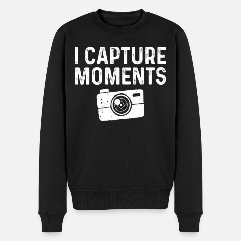 Photographe, Photographie - Pull Premium bio Homme - noir