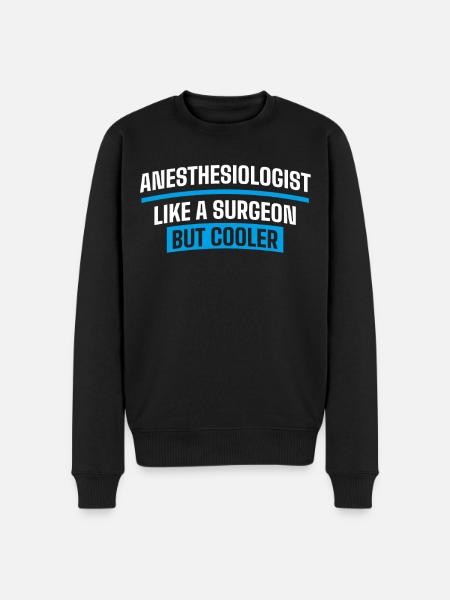 Anesthesiologist, Anesthesiology - Men's Premium Organic Jumper - black
