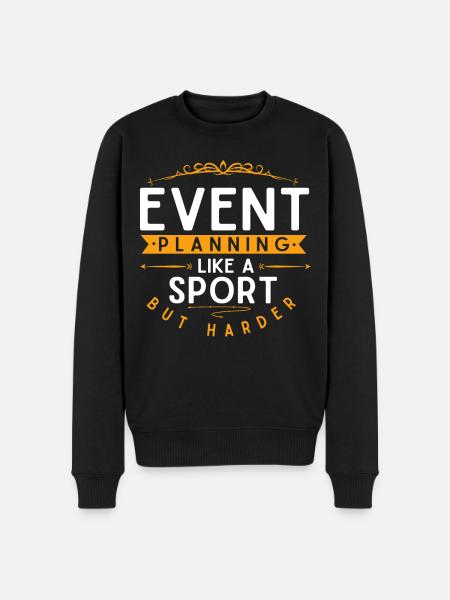Event Planning, Event Planner - Men's Premium Organic Jumper - black