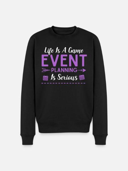 Event Planning, Event Planner - Men's Premium Organic Jumper - black