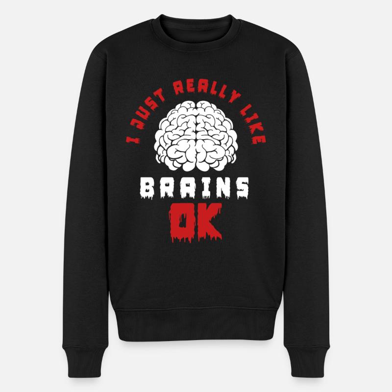 Neurowissenschaften, Neurowissenschaftler - Männer Premium Bio Pullover - Schwarz