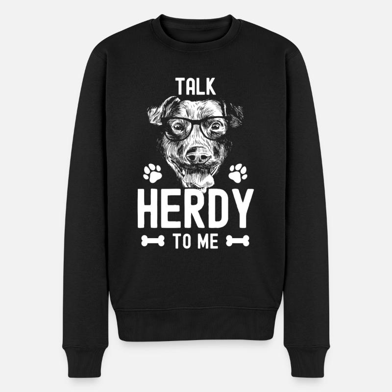 Parlez-moi Herdy - Pull Premium bio Homme - noir