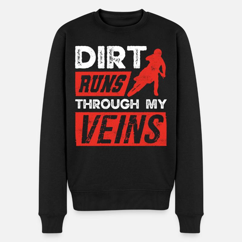 Motards de motocross - Pull Premium bio Homme - noir