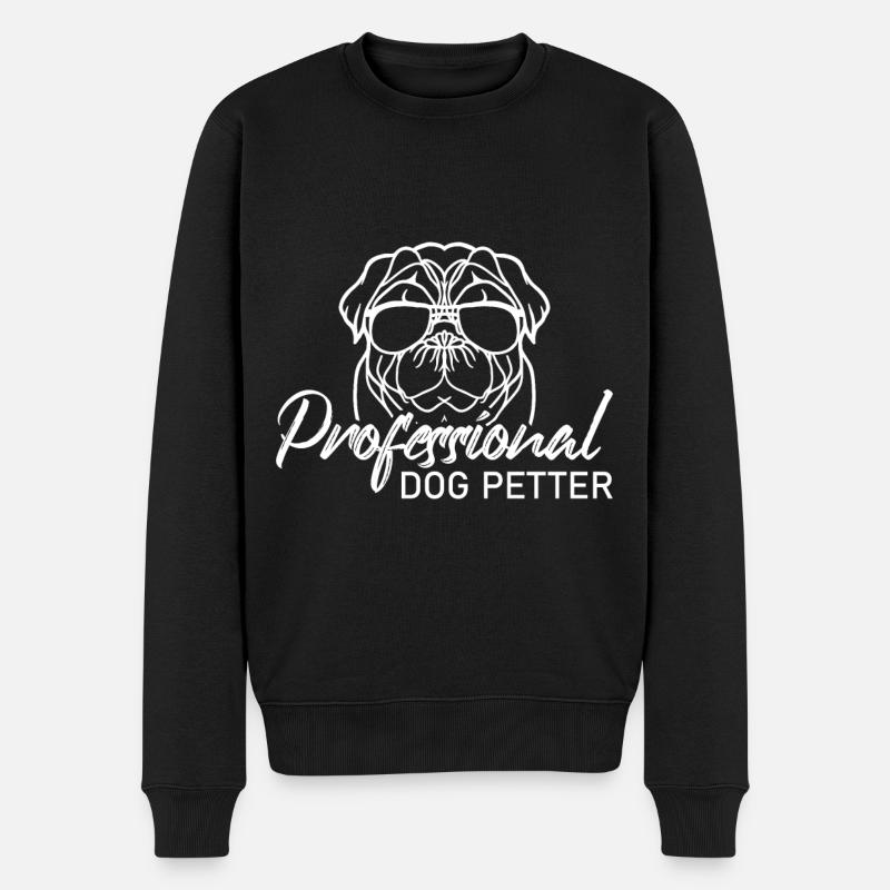 Animal de compagnie professionnel - Pull Premium bio Homme - noir