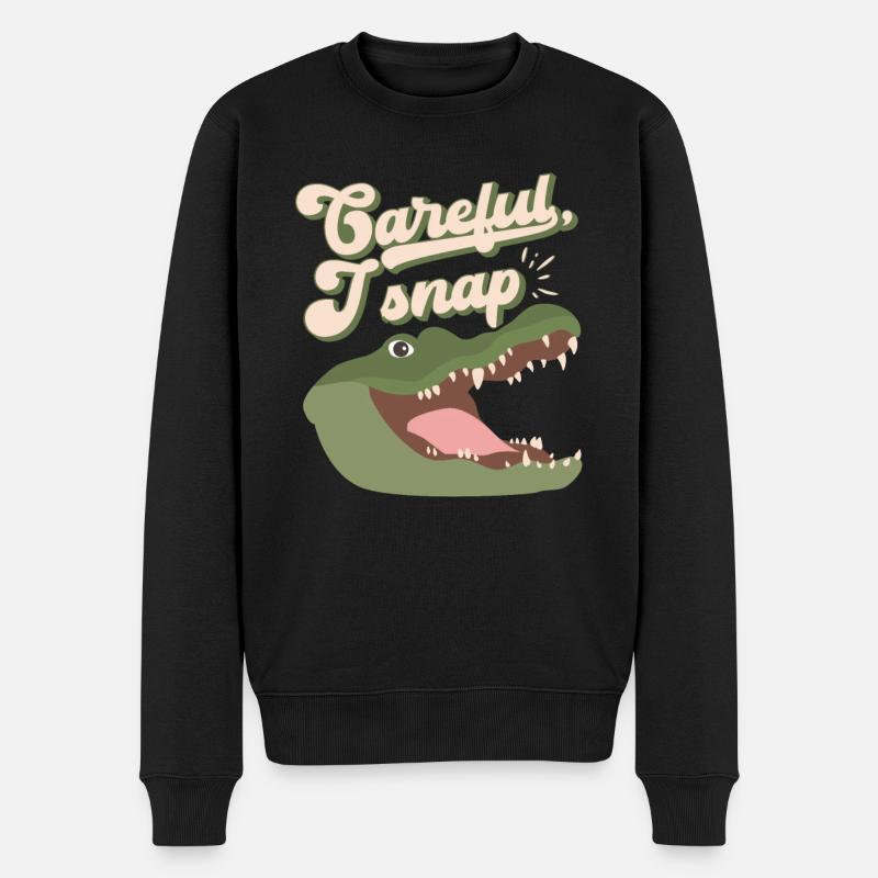 Alligator - Carful I Snap - Pull Premium bio Homme - noir