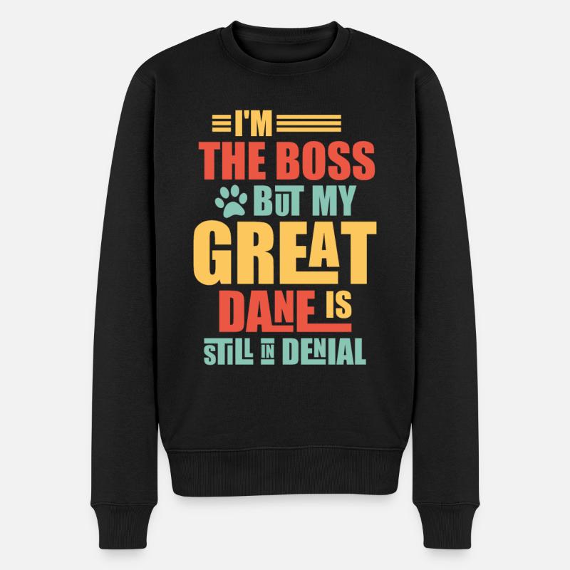 Grands Danois, Grands Danois - Pull Premium bio Homme - noir