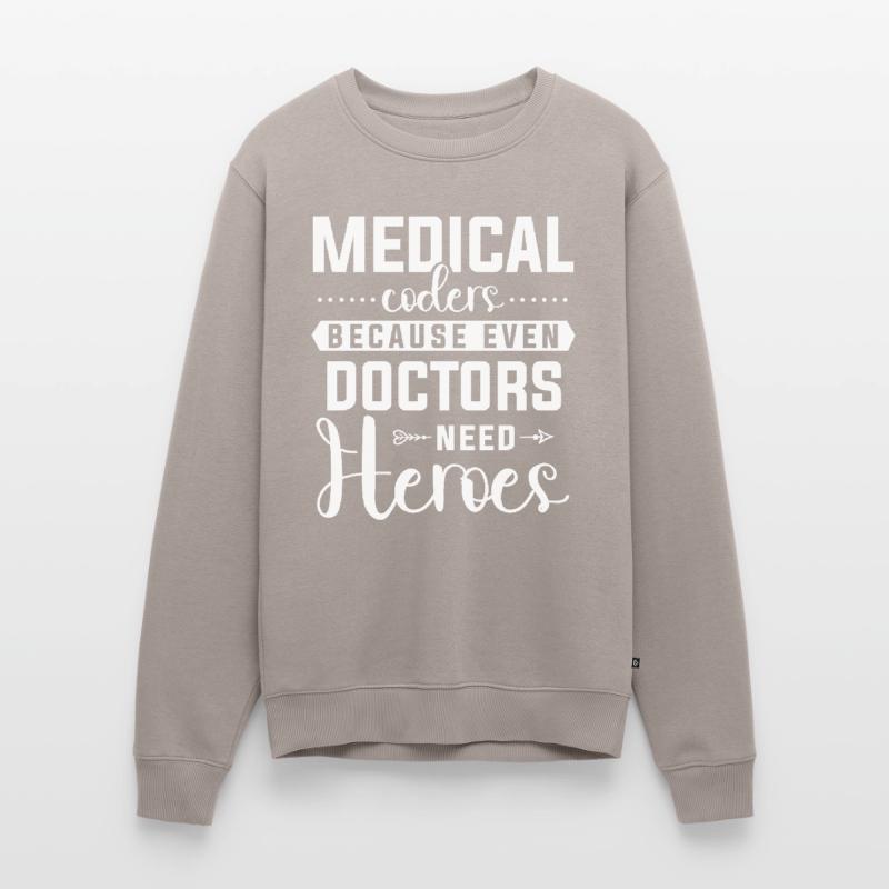 Medical Encoder Medical Programmer Men's Premium Organic Jumper