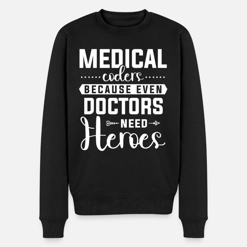 Codeur médical Programmeur médical - Pull Premium bio Homme - noir