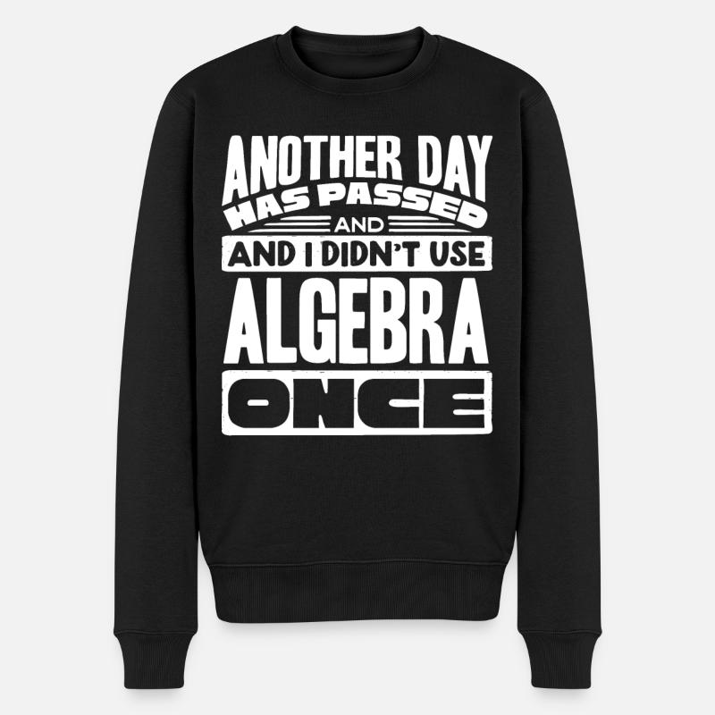 Algèbre, Analyse, Science, Mathématiques - Pull Premium bio Homme - noir