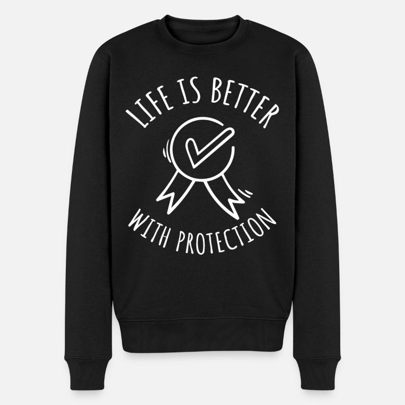 Assureur - Pull Premium bio Homme - noir