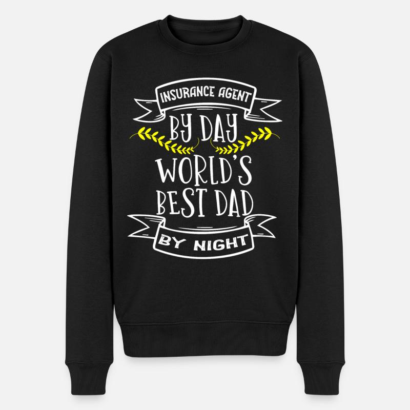 Assureur - Pull Premium bio Homme - noir