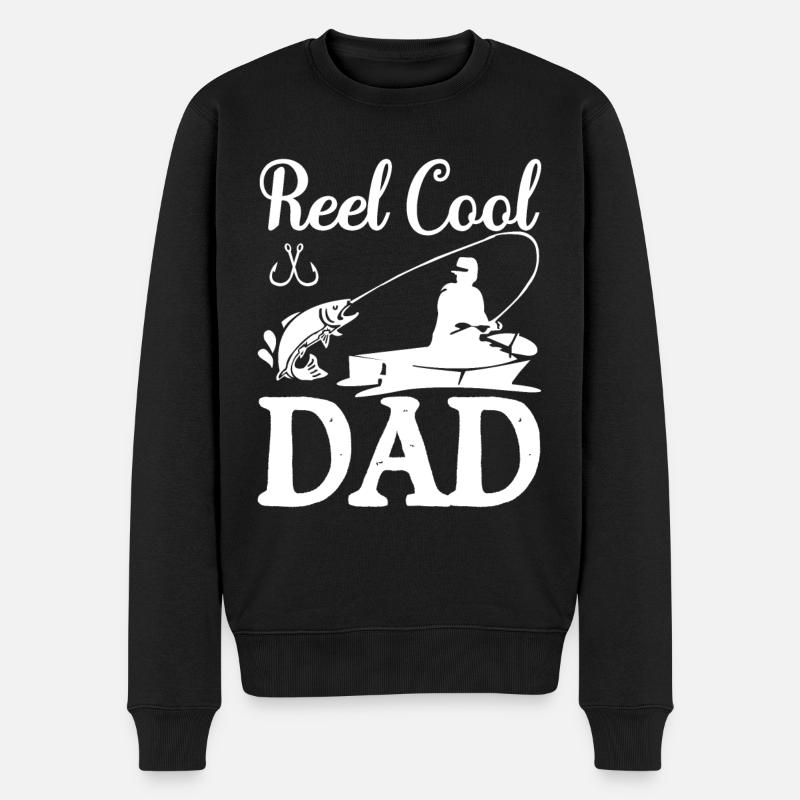 Reel Cool Dad - - Pull Premium bio Homme - noir