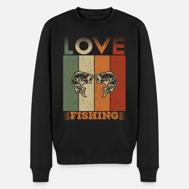 J’adore la pêche - - Pull Premium bio Homme - noir