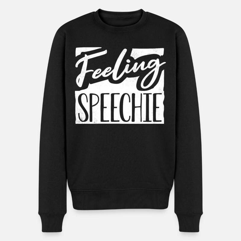 Speech-language pathology, speech-language pathologist - Men's Premium Organic Jumper - black